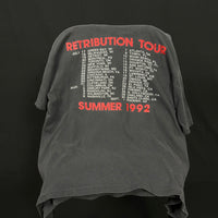 Vintage 1992 Malevolent Creation Retribution Tour T-Shirt