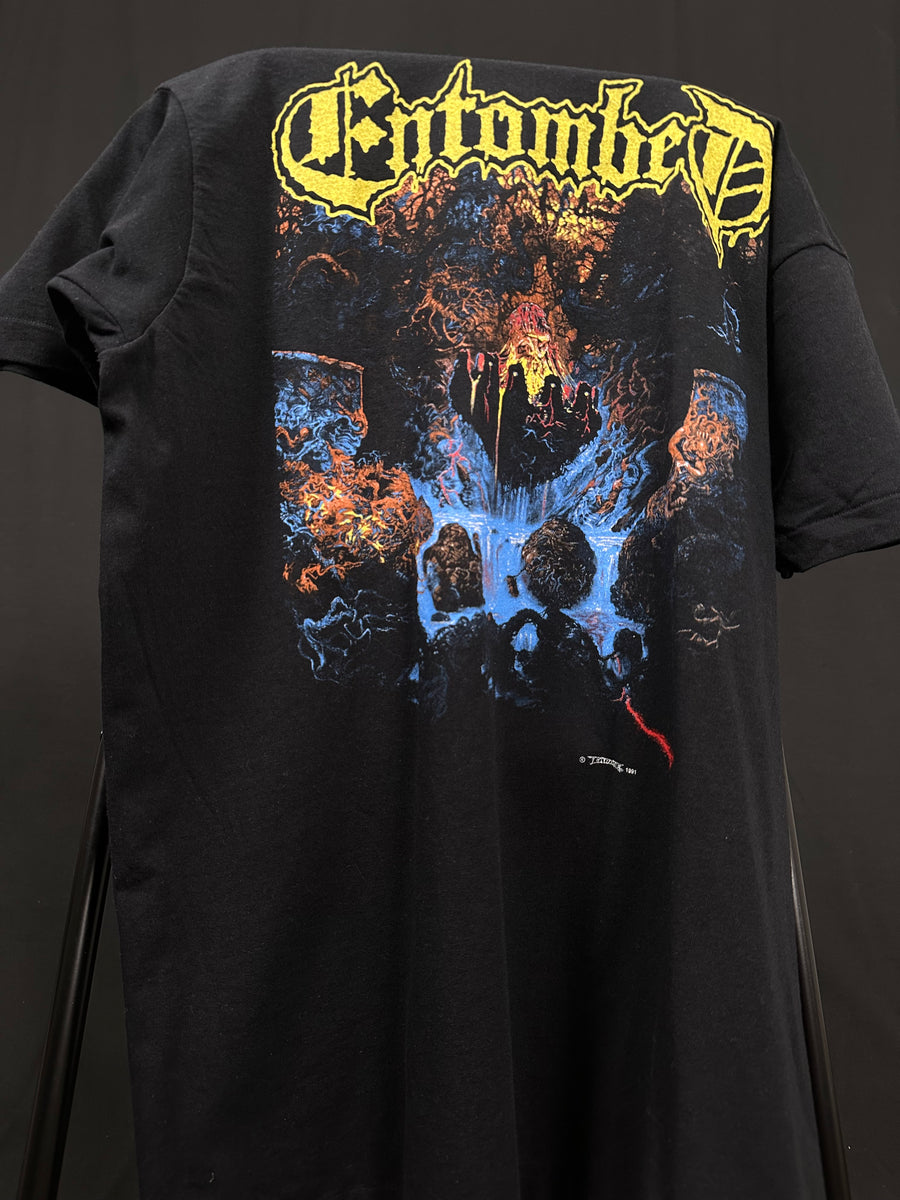 Vintage 1991 Entombed Clandestine T-Shirt