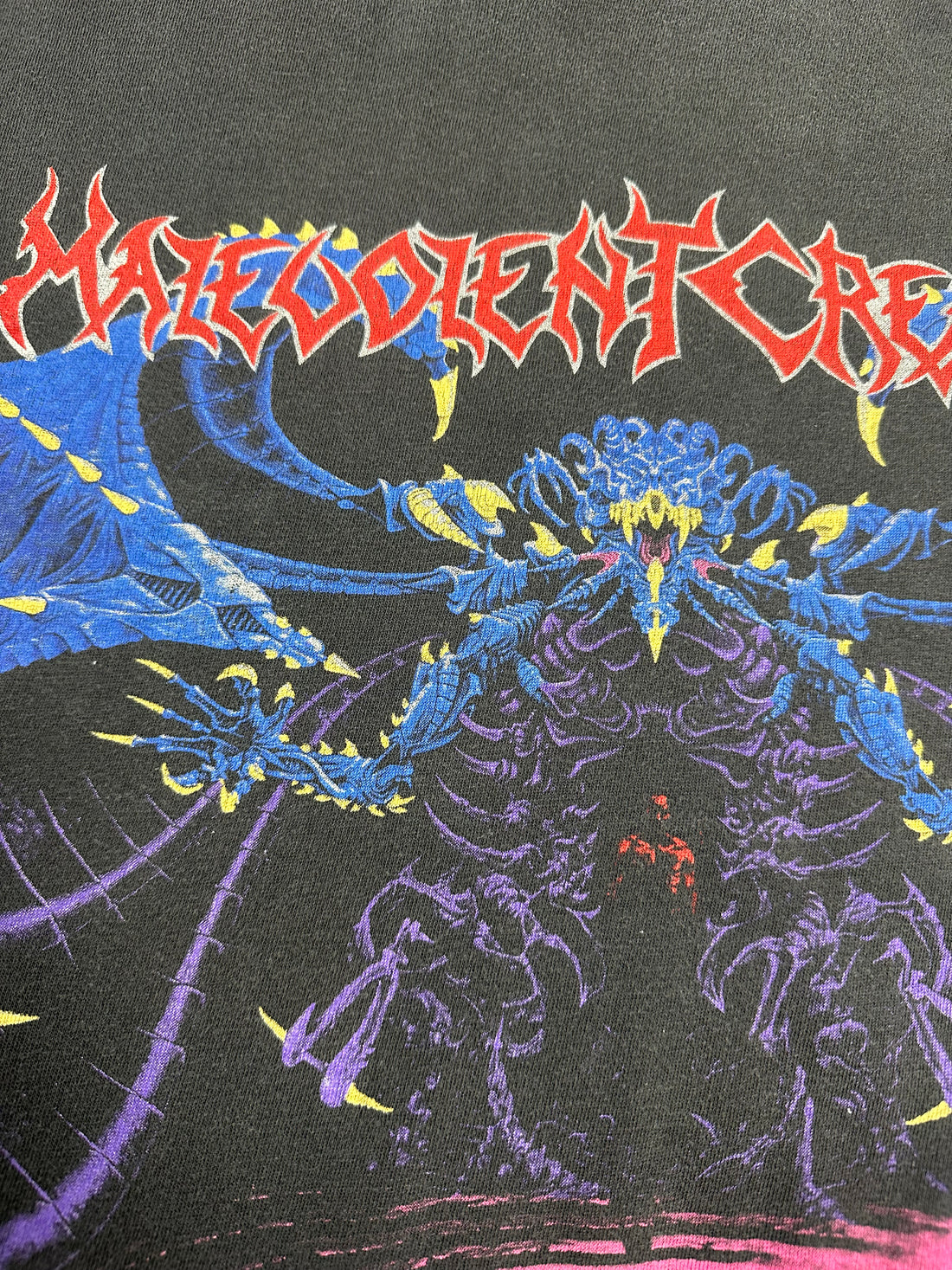 Vintage 1992 Malevolent Creation Retribution Tour T-Shirt