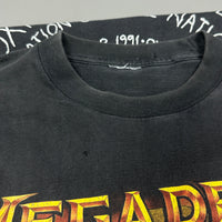 Megadeth 1990 World Tour Vintage T-Shirt