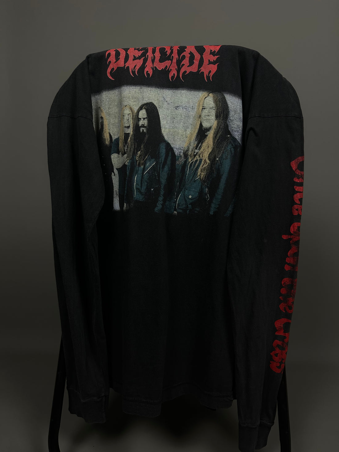 Vintage 1995 Deicide Once Upon The Cross Longsleeve