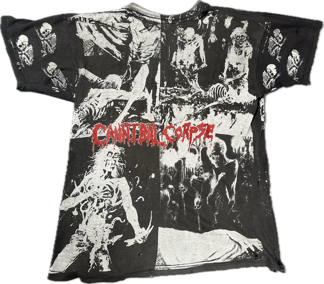 Vintage 1993 Cannibal Corpse All Over Print T-Shirt