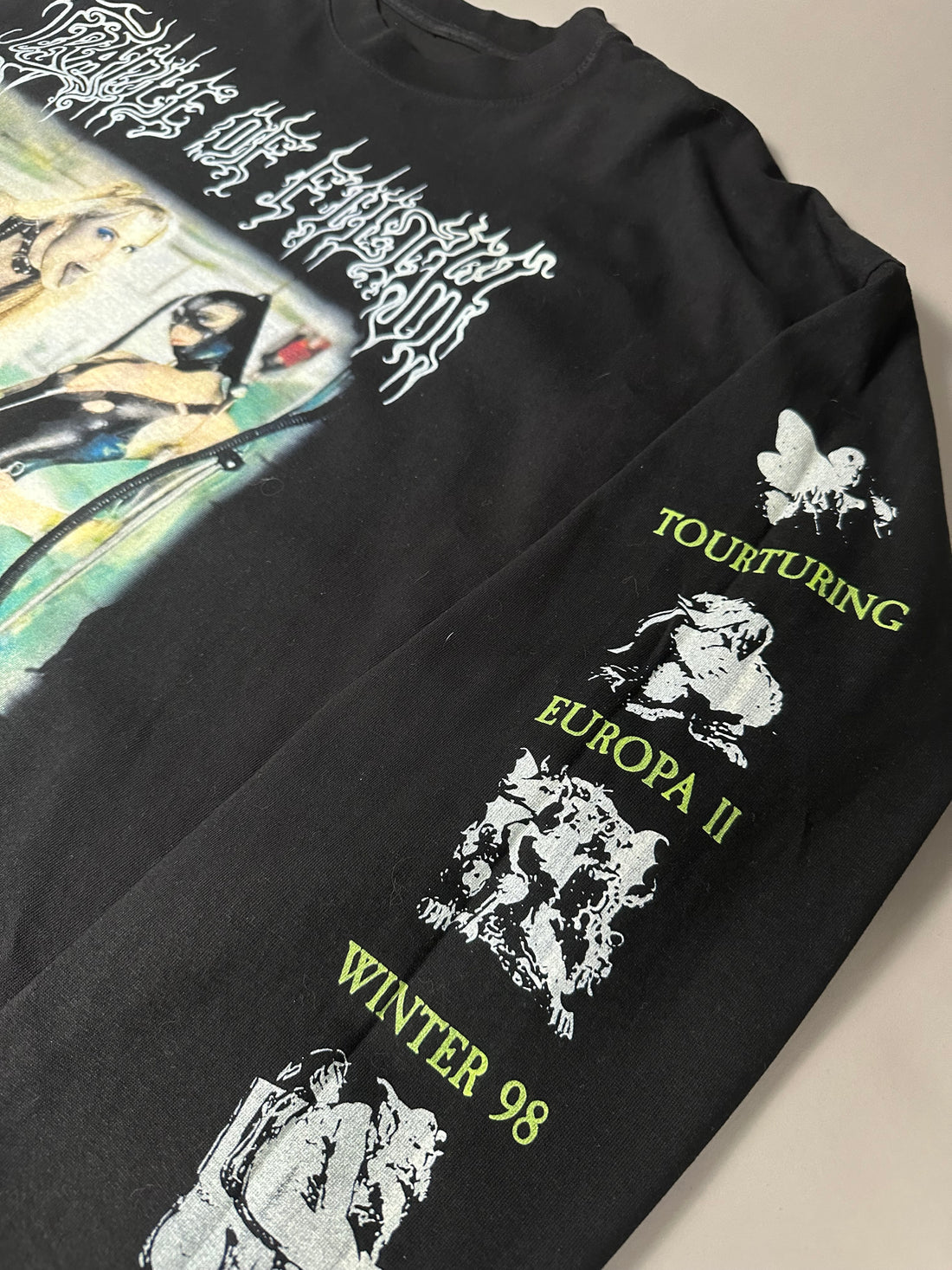 Vintage 1998 Cradle of Filth Sex Files Longsleeve