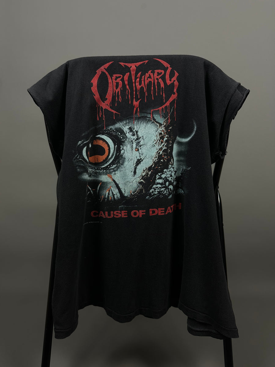 Obituary 1990 Cause Of Death Vintage T-Shirt Tank Top