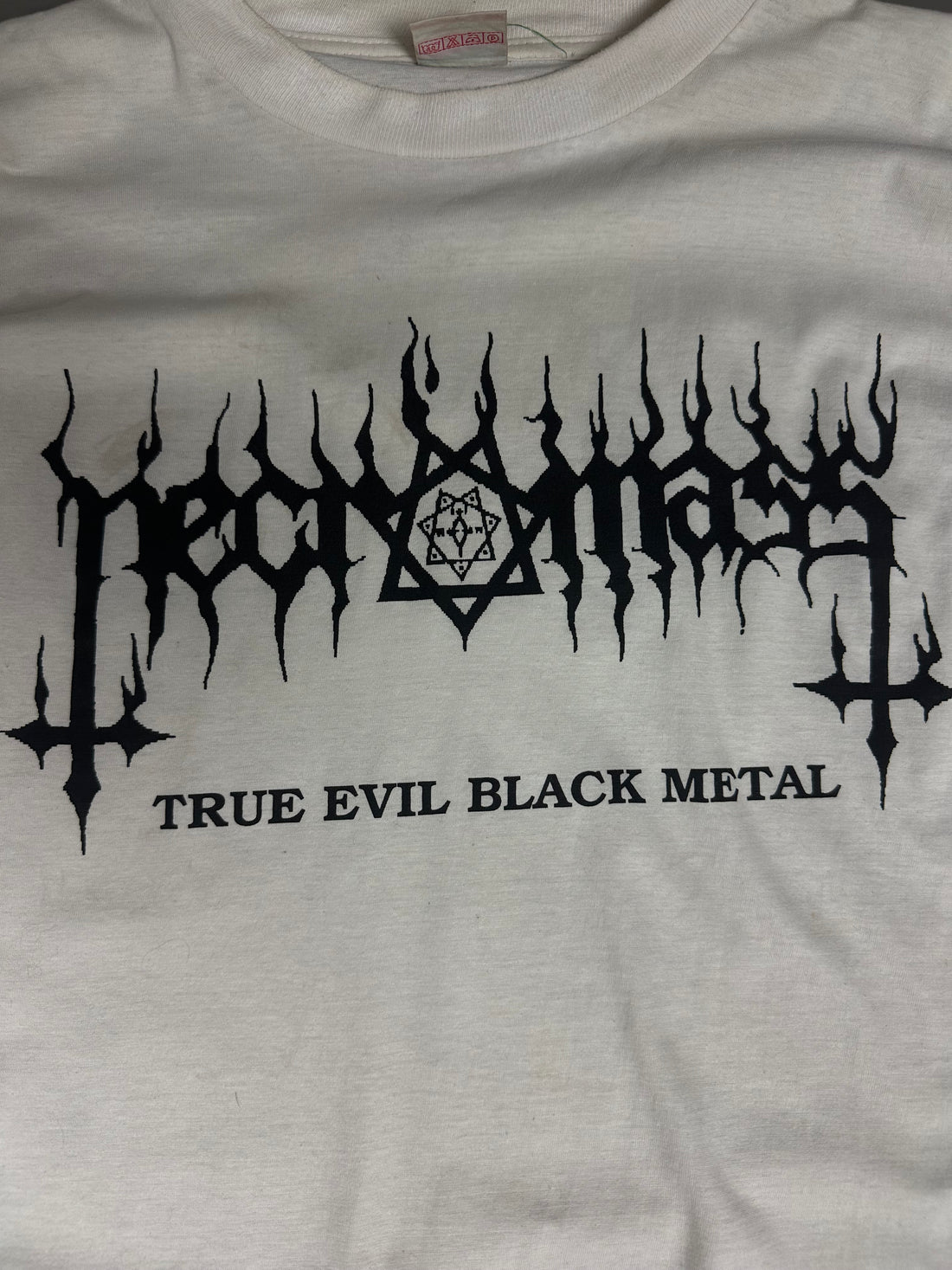 Vintage 1994 Necromass Black Metal Longsleeve