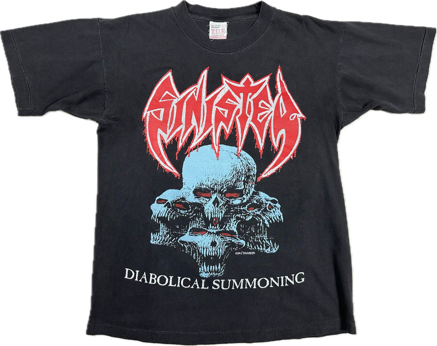 Vintage 1993 Sinister Diabolical Summoning T-Shirt