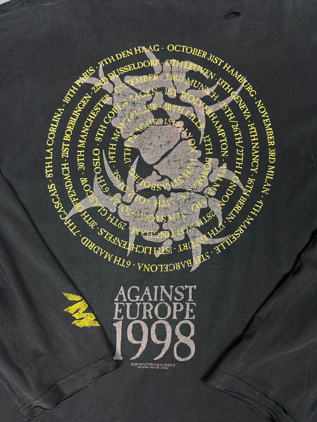 Sepultura 1998 Against Europe Vintage Longsleeve