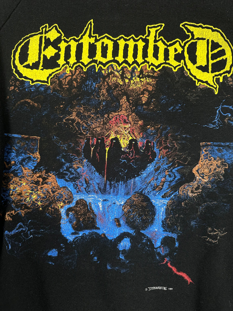 Vintage 1991 Entombed Clandestine Sweater