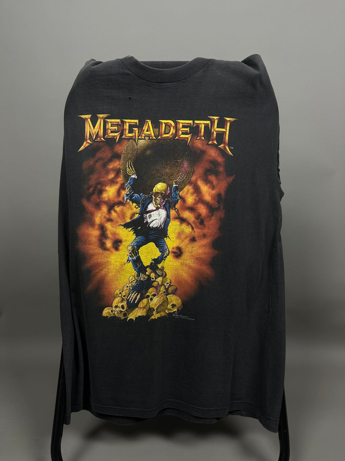 Megadeth 1990 World Tour Vintage T-Shirt