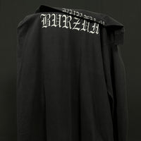 Vintage 1998 Burzum Misanthrophy Logo Longsleeve