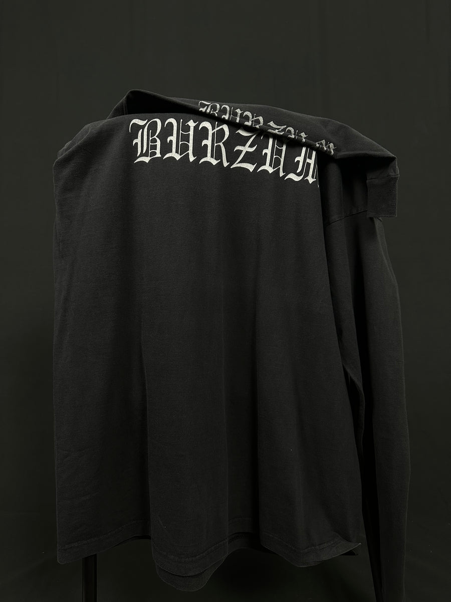 Vintage 1998 Burzum Misanthrophy Logo Longsleeve