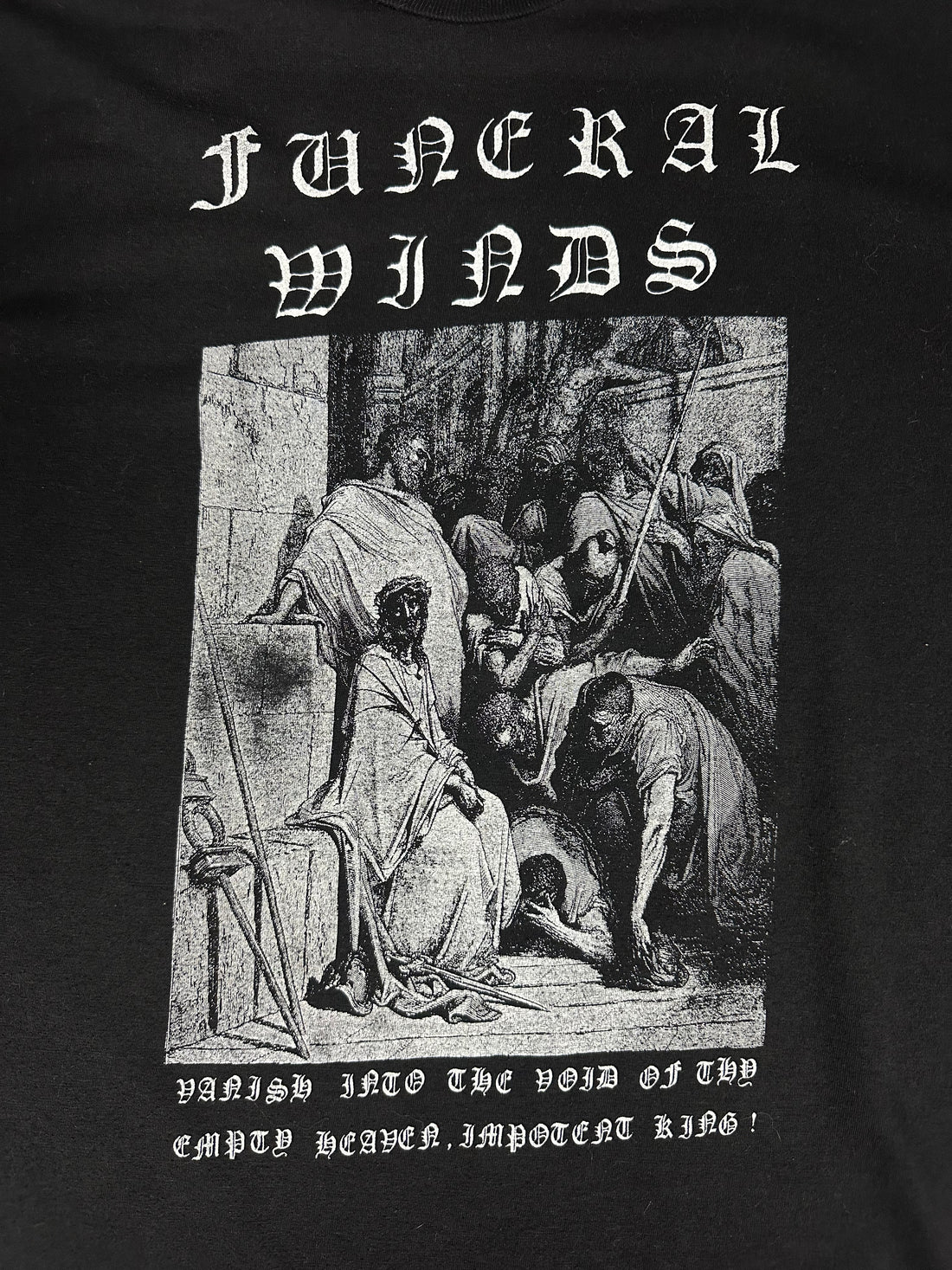 Vintage 1993 Funeral Winds Vanish Into The Void T-Shirt