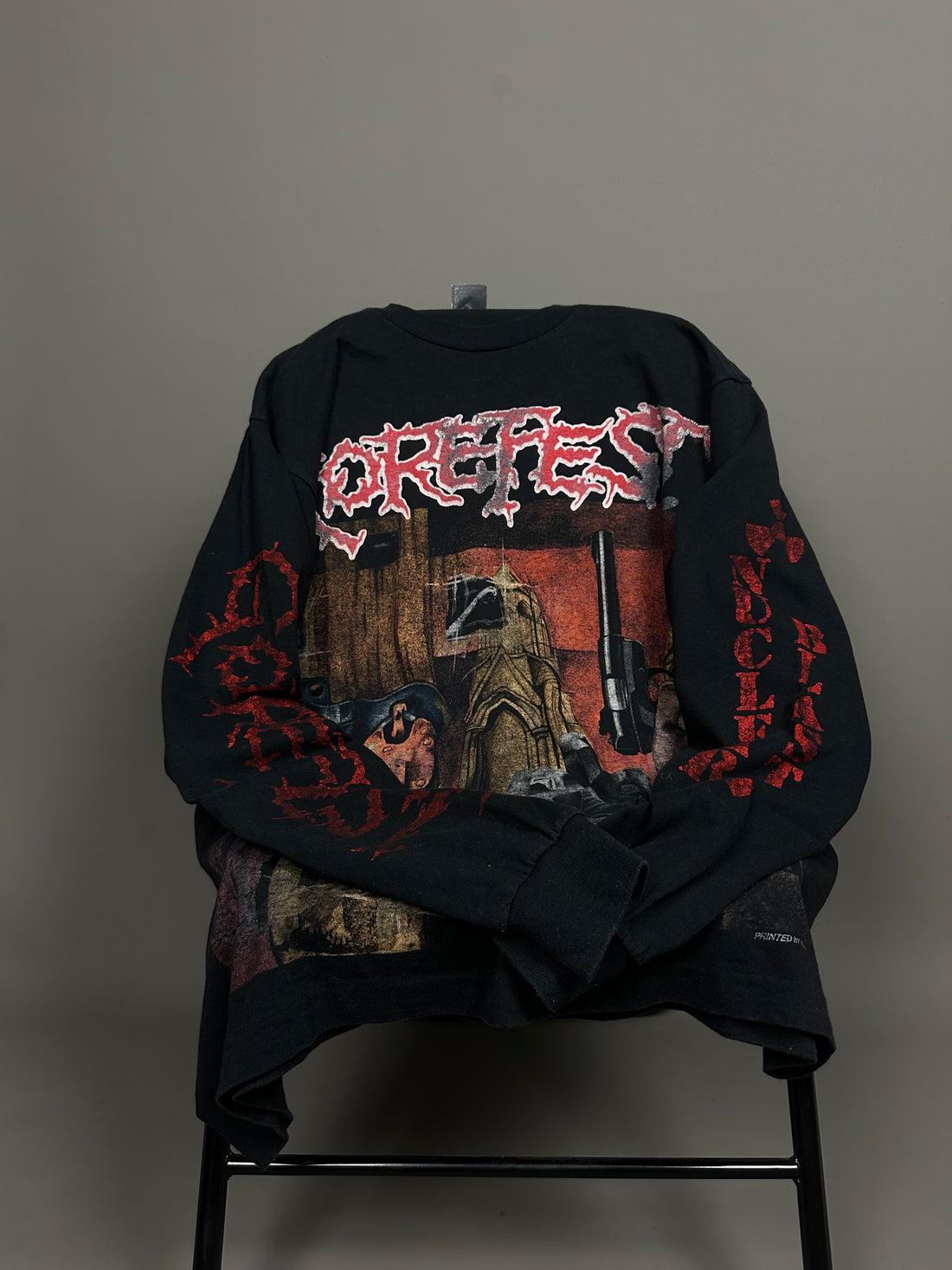 Vintage 1993 Gorefest Nuclear Blast Longsleeve