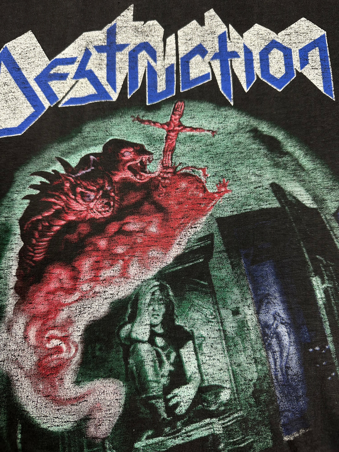 Destruction 1990 Cracked Brain Vintage T-Shirt