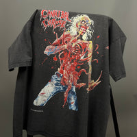 Cannibal Corpse 1992 European Tour Vintage T-Shirt