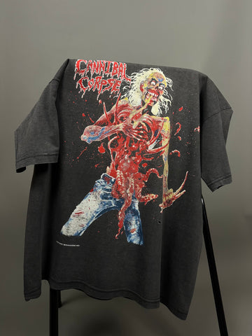 Cannibal Corpse 1992 European Tour Vintage T-Shirt