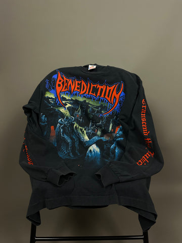 Benediction 1993 Transcend The Rubicon Vintage Longsleeve