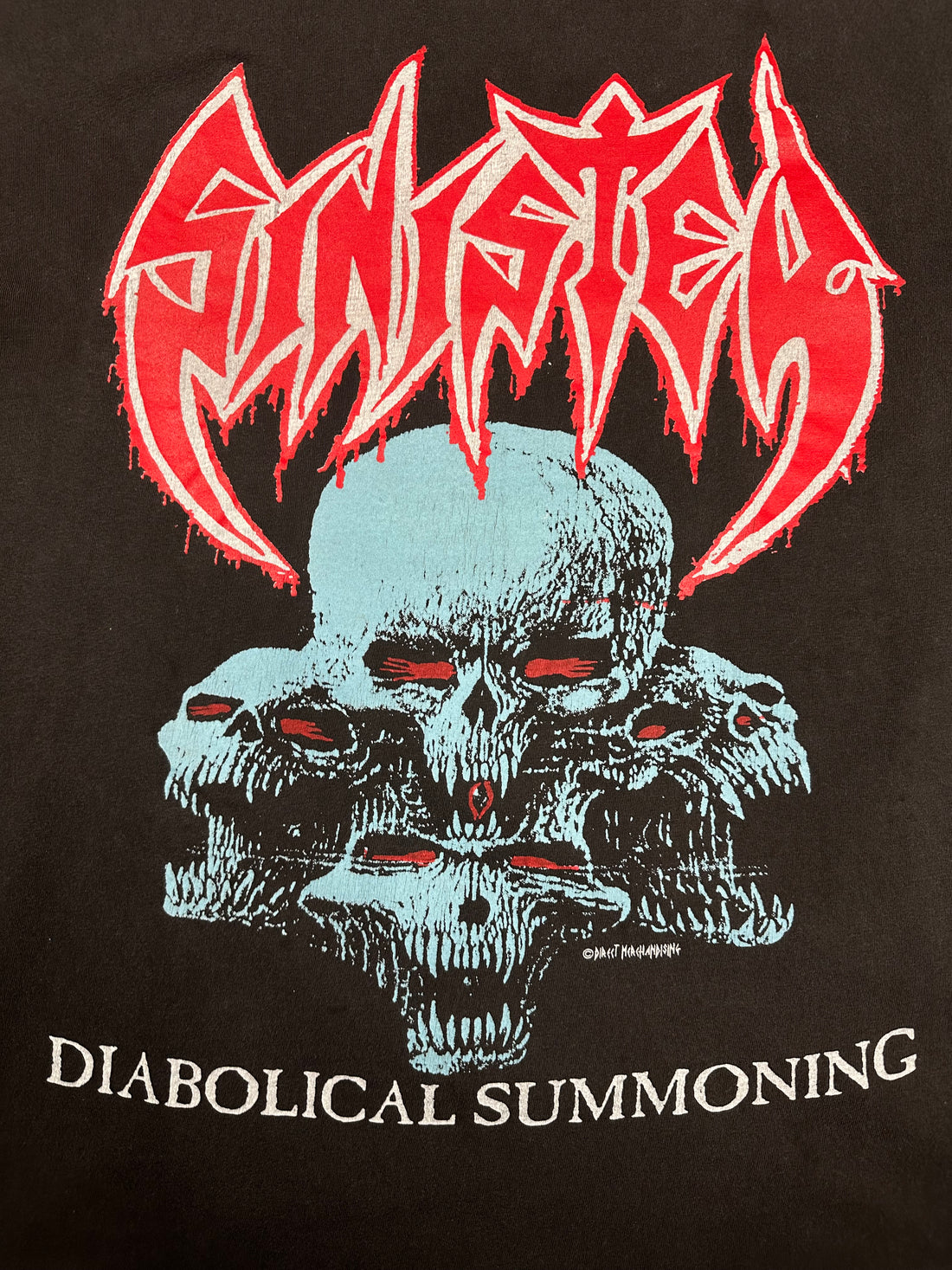 Vintage 1993 Sinister Diabolical Summoning T-Shirt