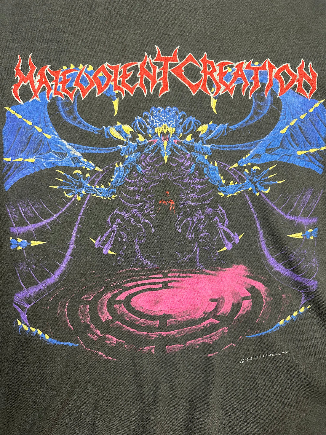 Vintage 1992 Malevolent Creation Retribution Tour T-Shirt