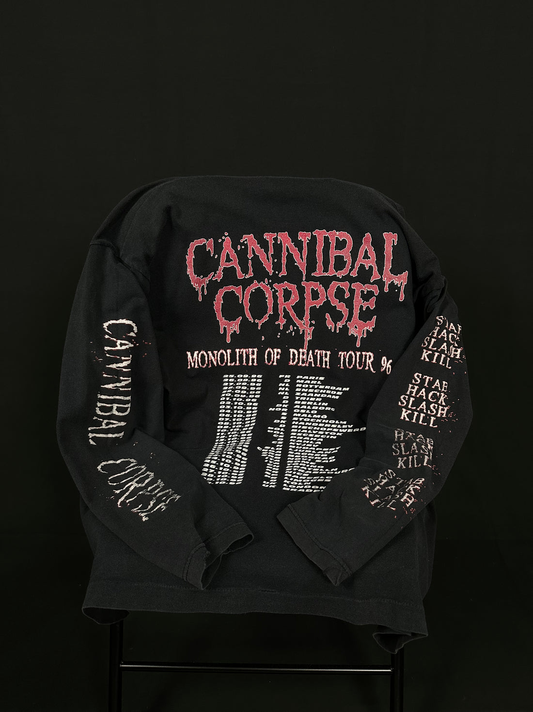 Vintage 1996 Cannibal Corpse Vile Longsleeve