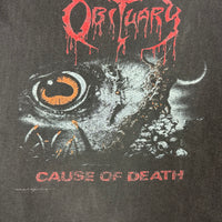 Obituary 1990 Cause Of Death Vintage T-Shirt Tank Top