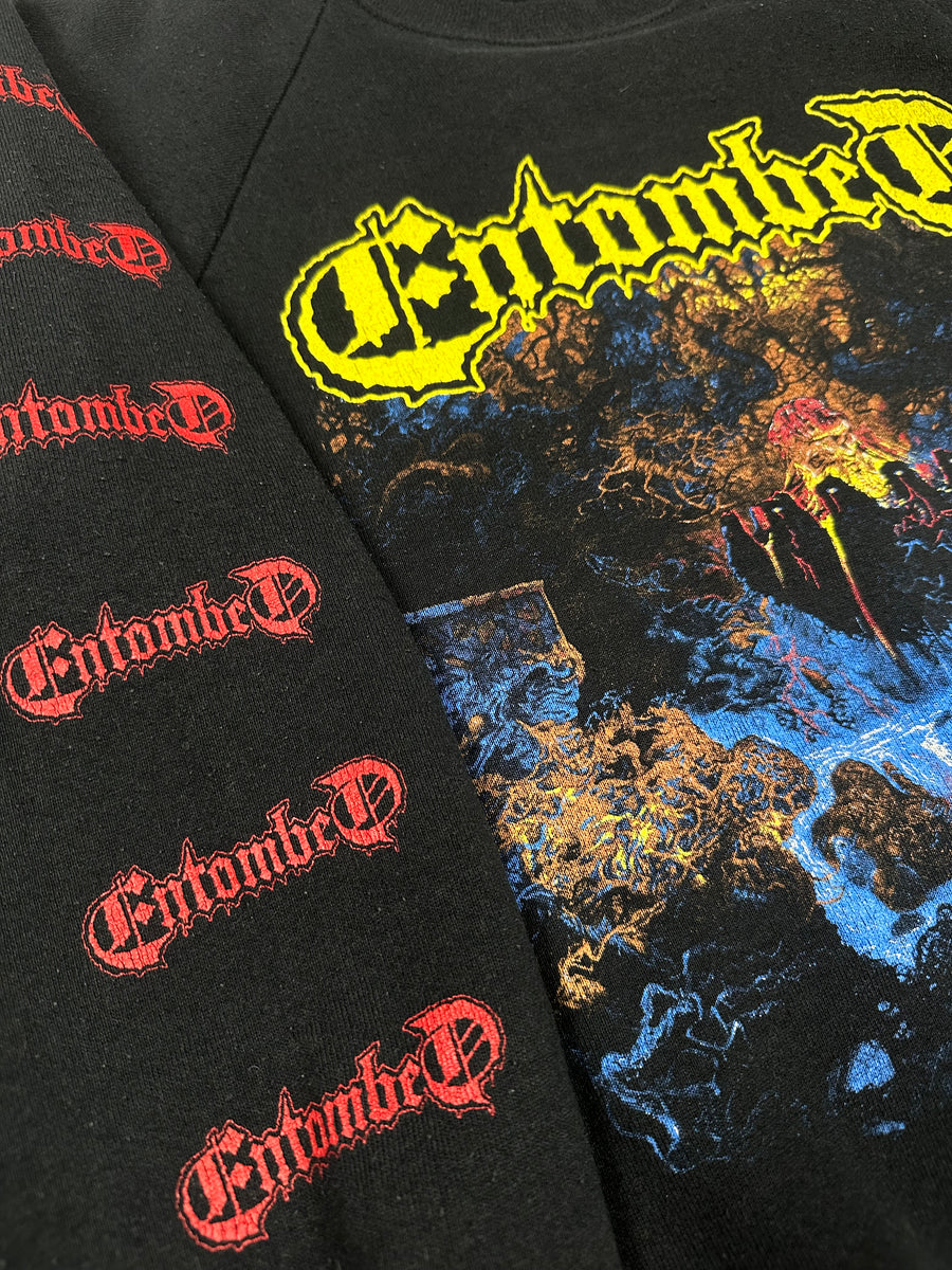 Vintage 1991 Entombed Clandestine Sweater