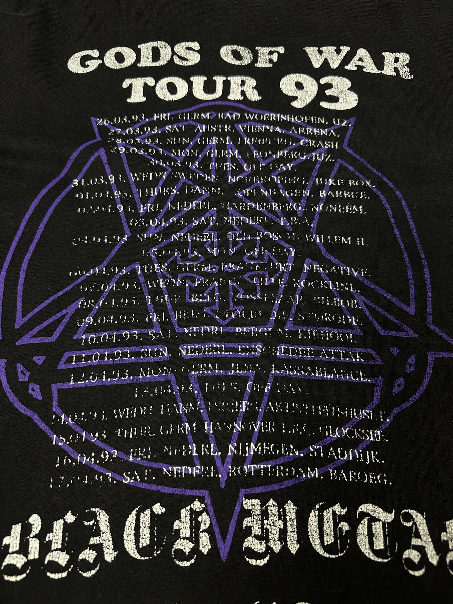 Blasphemy 1993 Gods of War Vintage T-Shirt