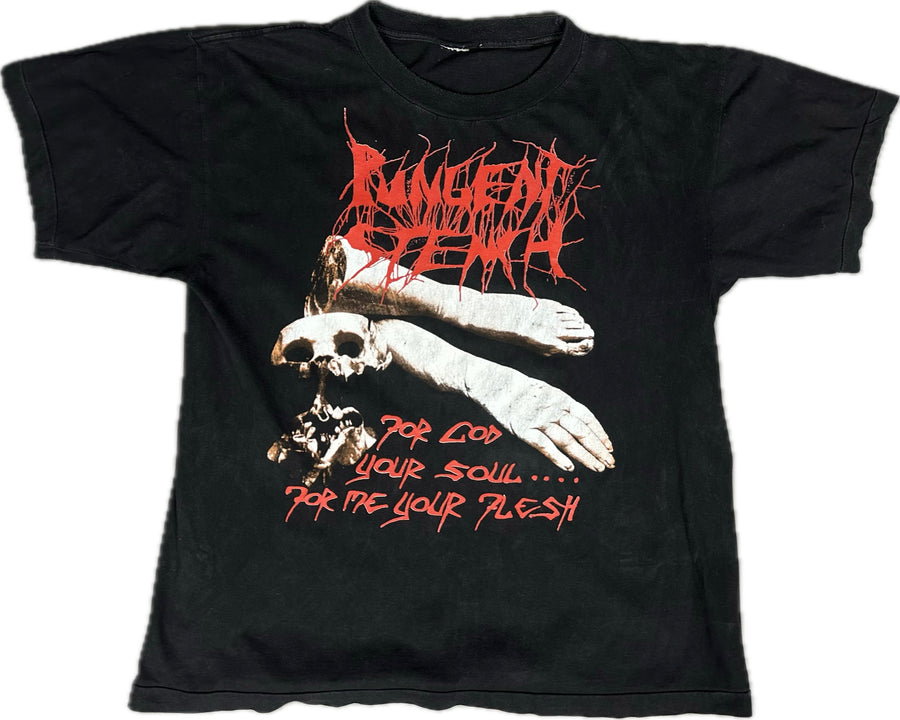 Vintage 1990 Pungent Stench For God Your Soul T-Shirt