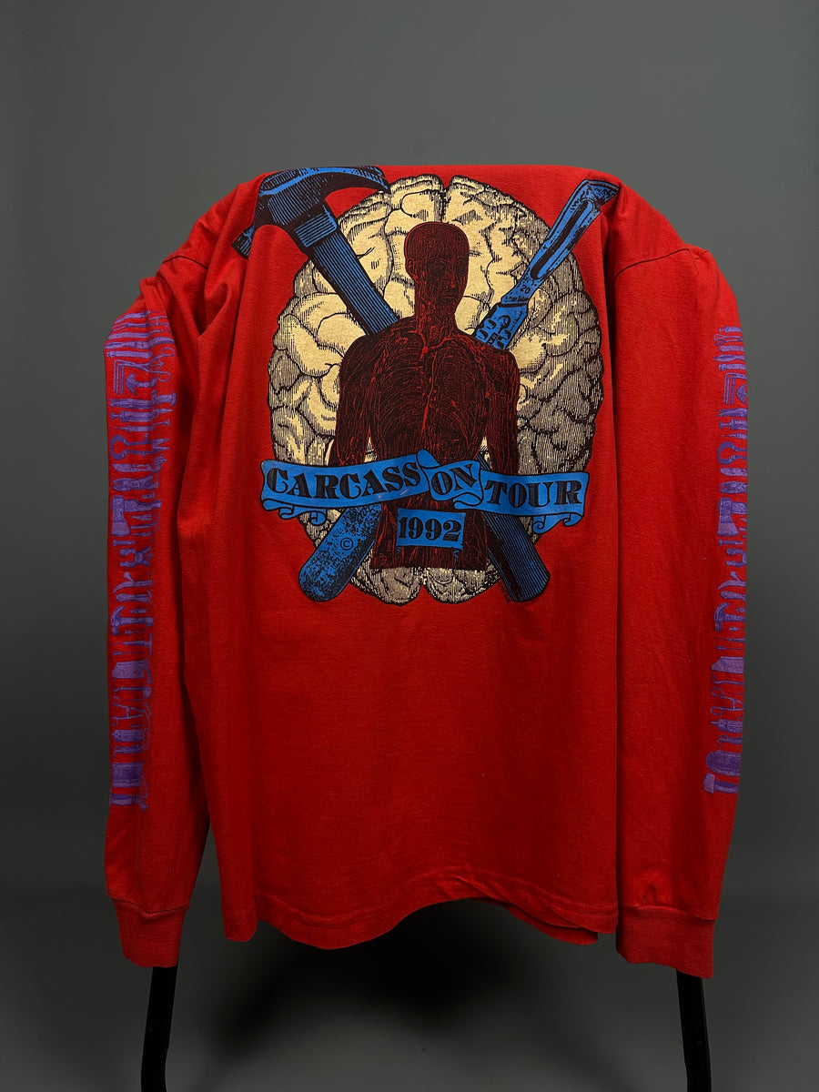 Vintage 1992 Carcass Tour Longsleeve