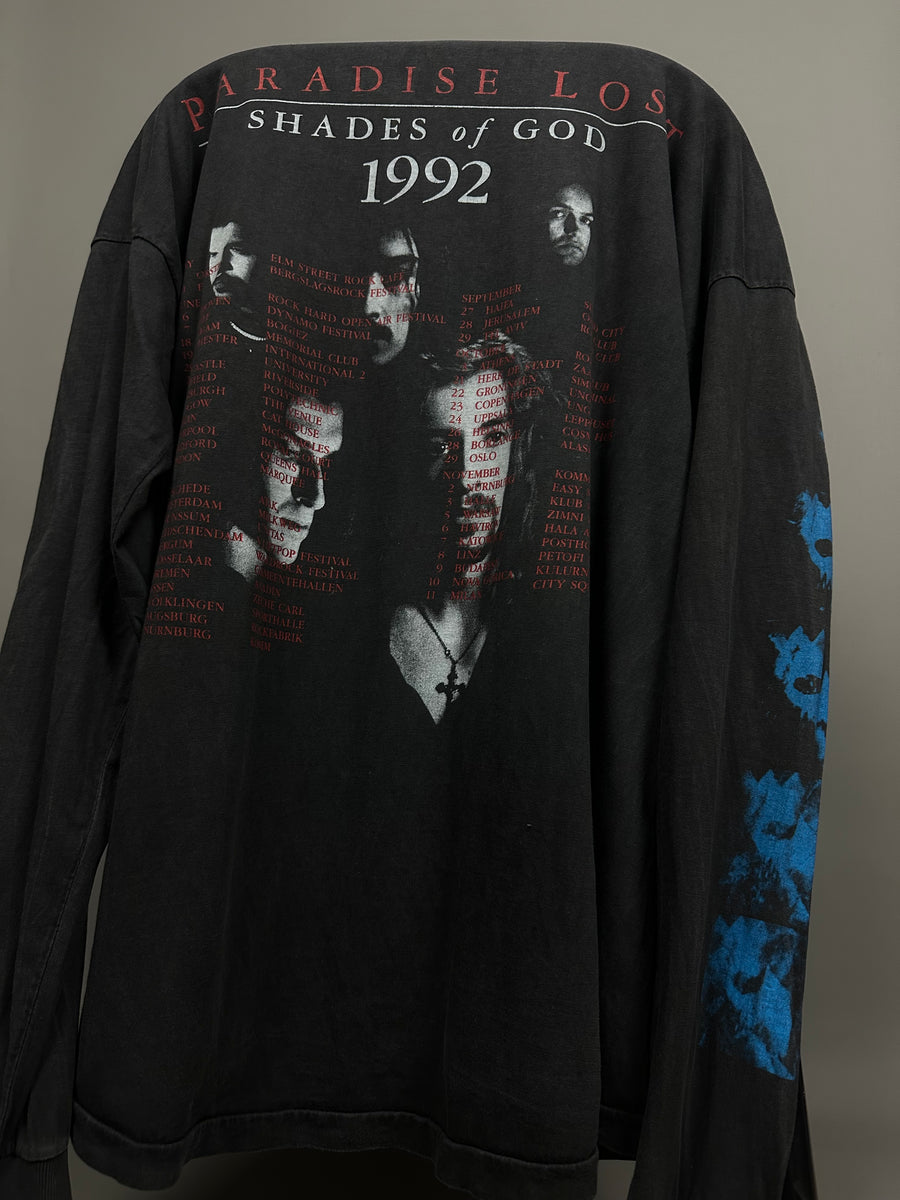 Vintage 1992 Paradise Lost Shades Of God Longsleeve