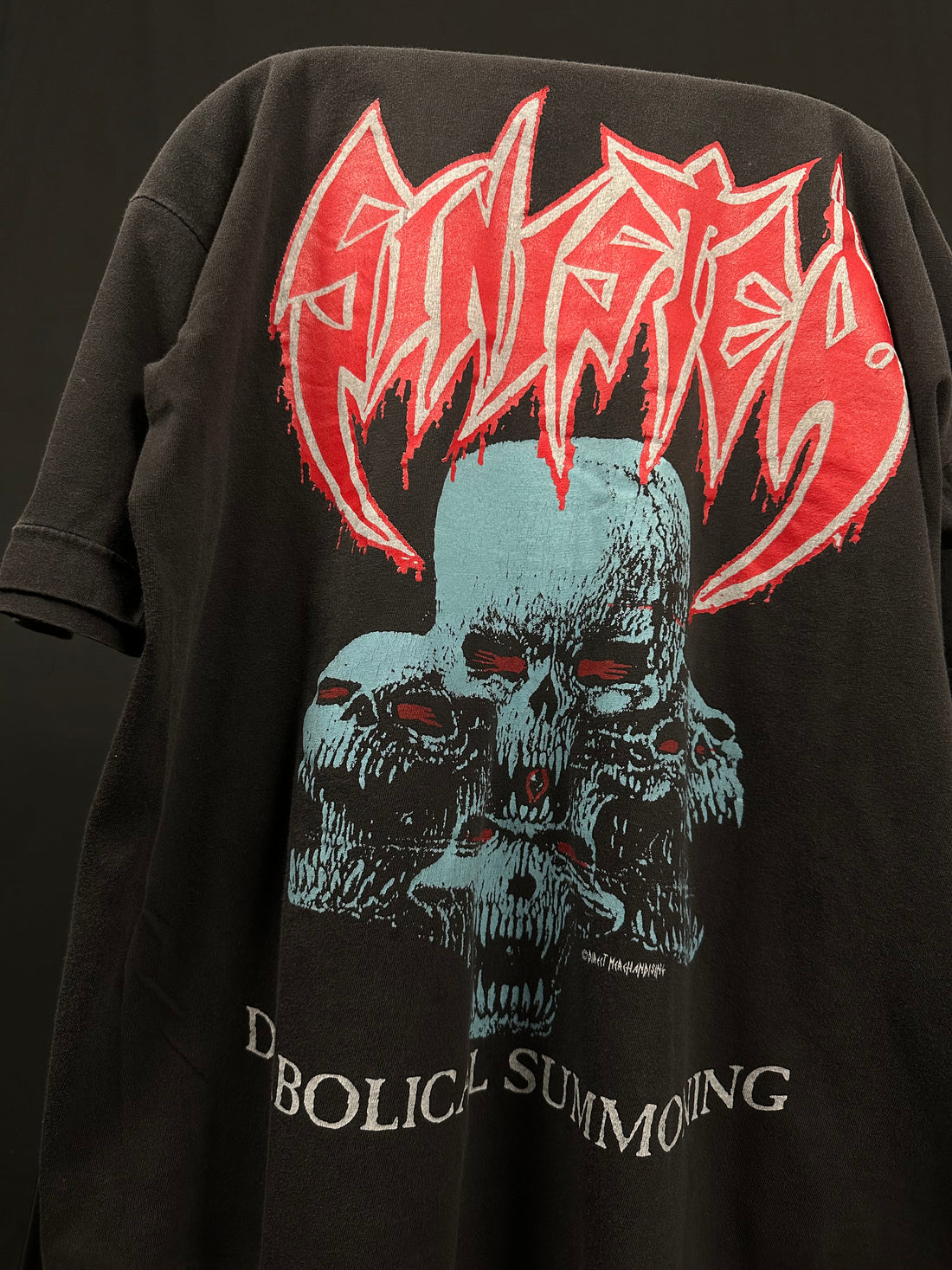 Vintage 1993 Sinister Diabolical Summoning T-Shirt