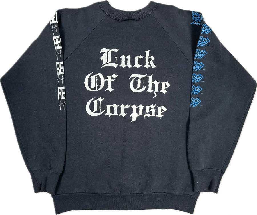 Vintage 1991 Deceased Luck Of The Corpse Sweater