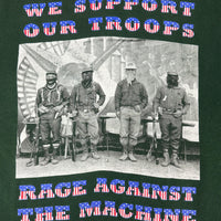 Rage Against The Machine 1990s Support Troops Vintage T-Shirt