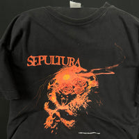 Vintage 1991 Sepultura Third World Posse T-Shirt