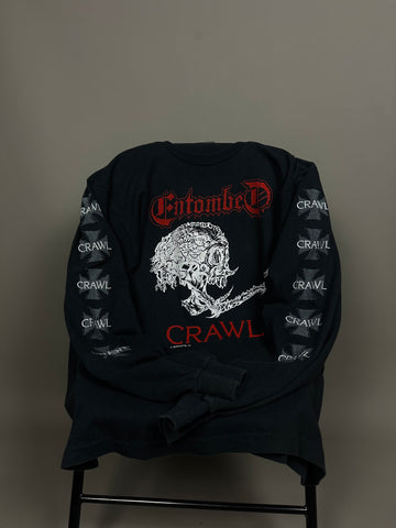 Vintage 1991 Entombed Crawl Longsleeve