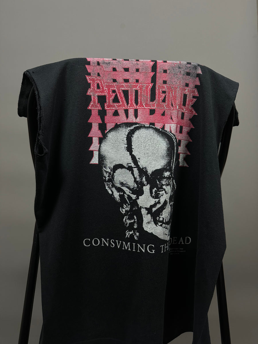 Pestilence 1990 Consuming The Dead Vintage T-Shirt Tank Top