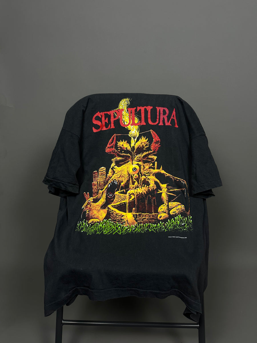 Vintage Sepultura 1992 Third World Posse T-Shirt