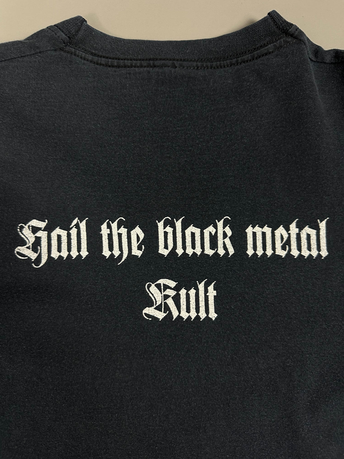 Kult 2000s Vintage Black Metal T-Shirt