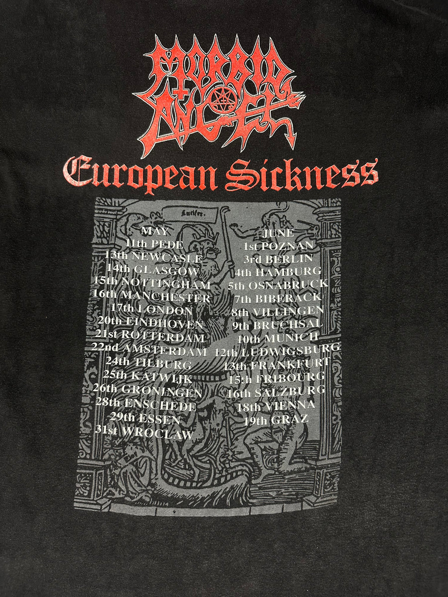 Vintage 1991 Morbid Angel Leading The Rats T-Shirt