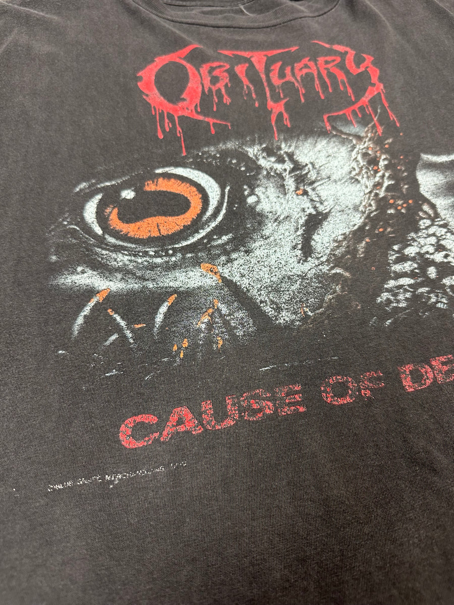 Obituary 1990 Cause Of Death Vintage T-Shirt Tank Top