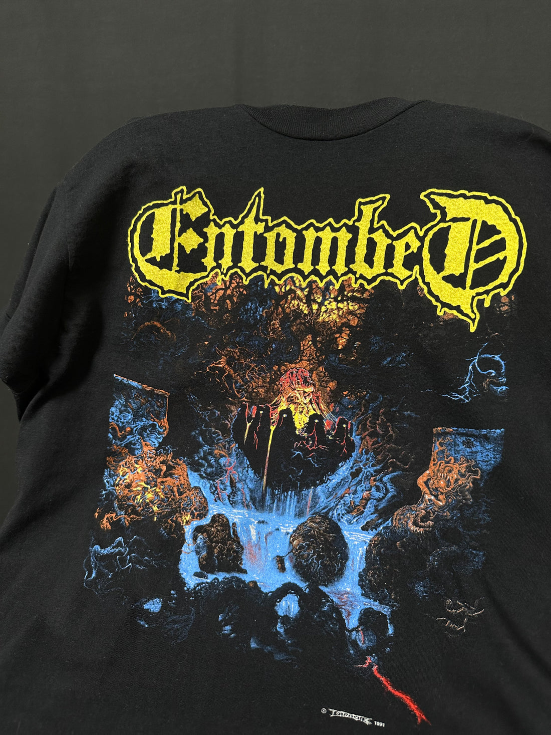 Vintage 1991 Entombed Clandestine T-Shirt