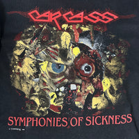 Vintage 1990 Carcass Symphonies Of Sickness Longsleeve