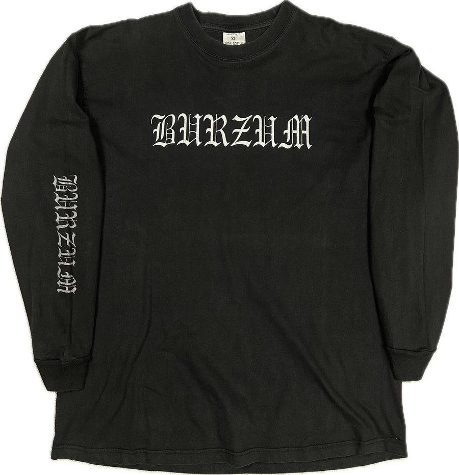 Vintage 1998 Burzum Misanthrophy Logo Longsleeve