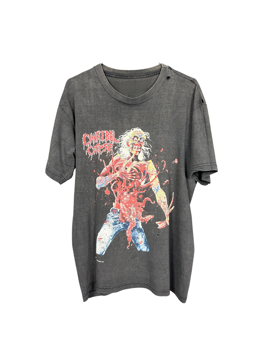 Cannibal Corpse 1992 European Tour Vintage T-Shirt