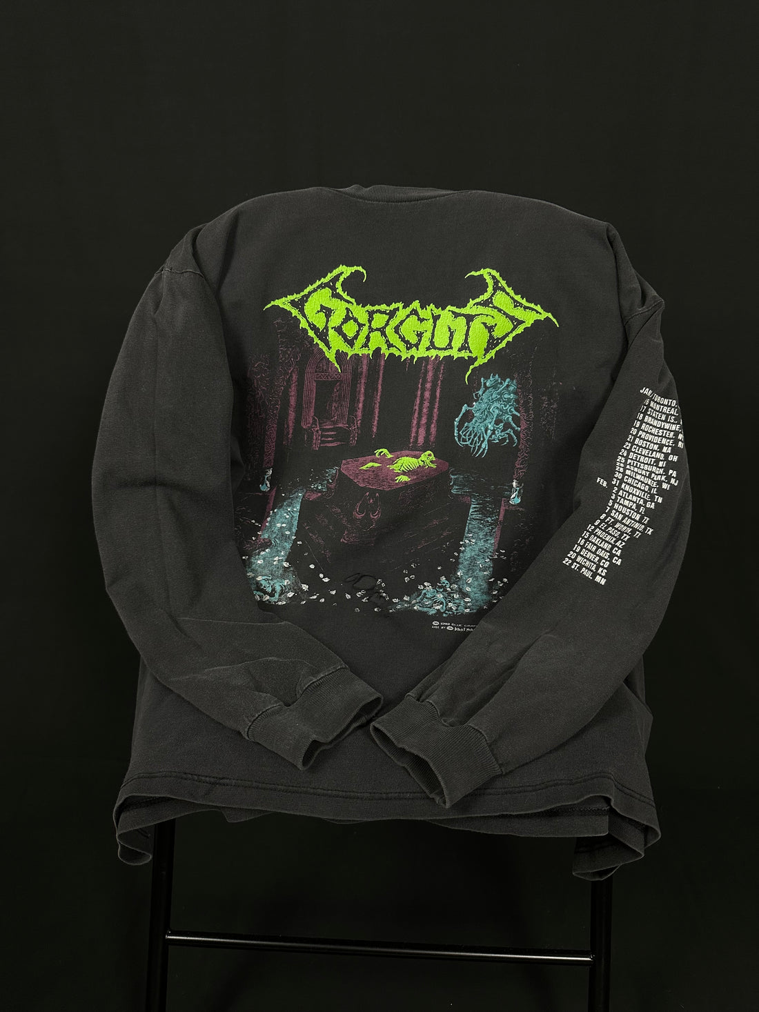 Vintage 1992 Gorguts Tour Longsleeve