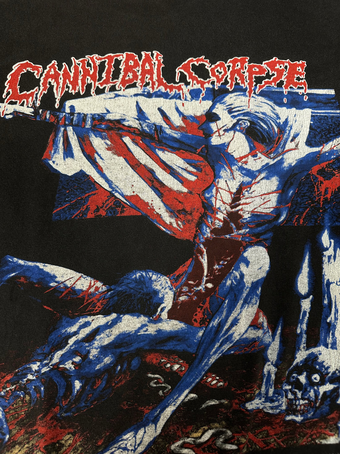 Vintage 1992 Cannibal Corpse Tomb Of The Multilated T-Shirt
