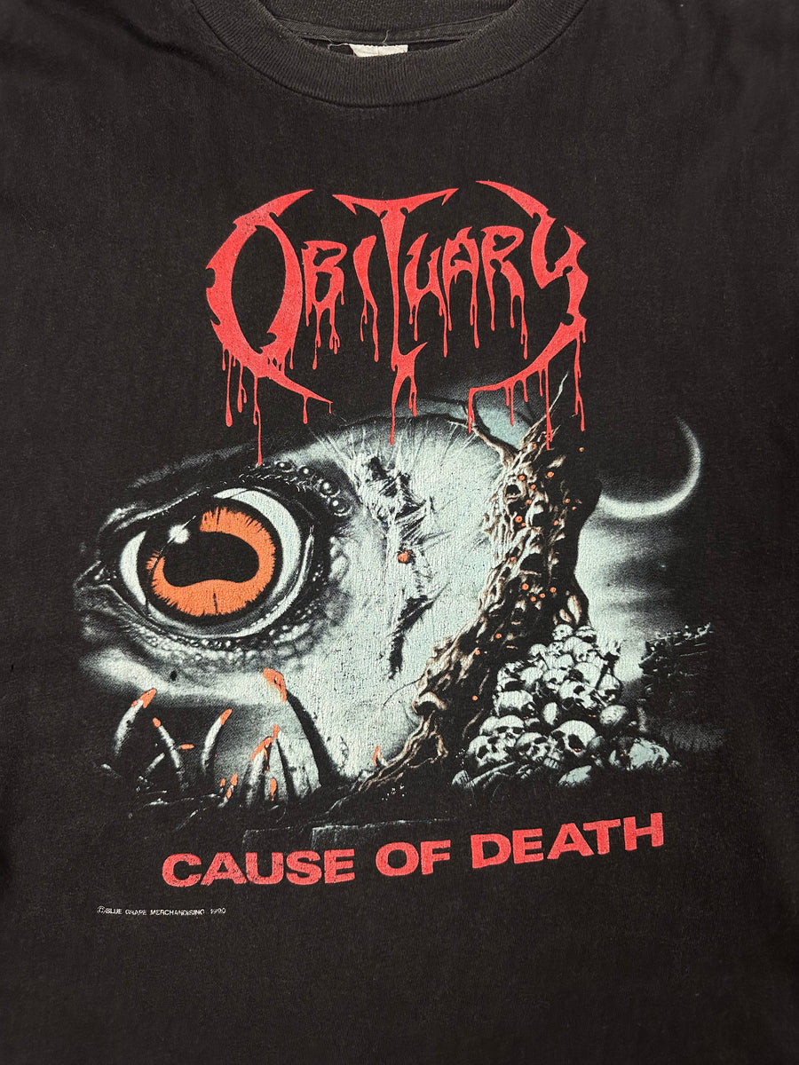 Obituary 1990 Cause Of Death Vintage T-Shirt Tank Top