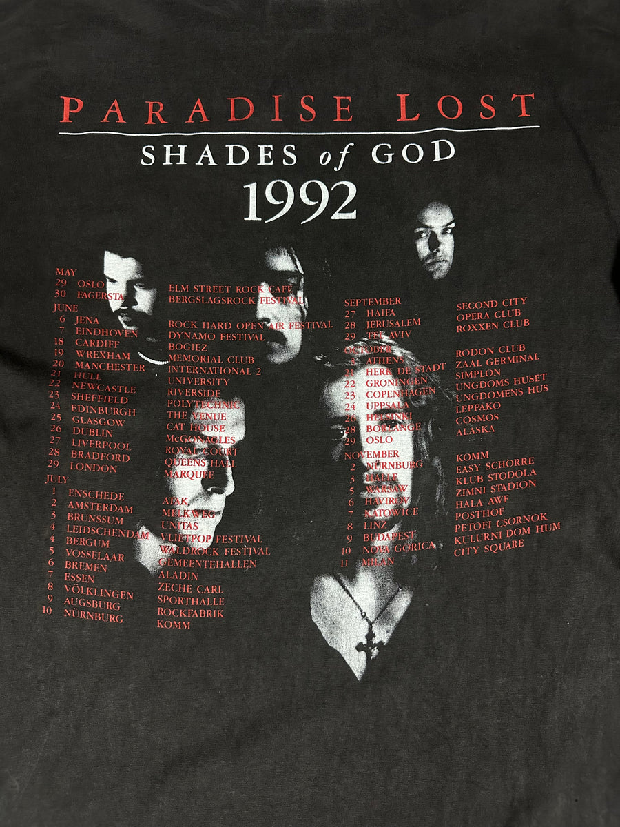 Vintage 1992 Paradise Lost Shades Of God Longsleeve