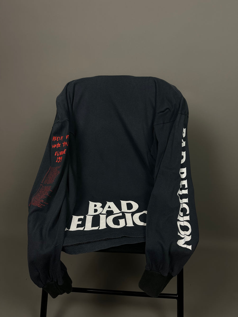 Bad Religion 1993 Recipe For Hate Tour Europe Vintage Longsleeve