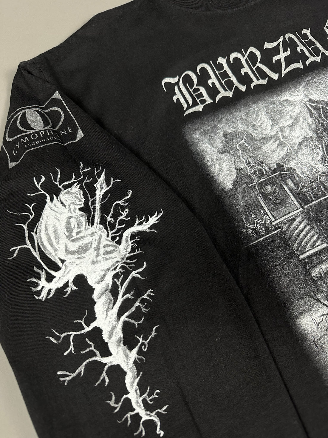 Vintage 1998 Burzum Det Some Engar Var Longsleeve